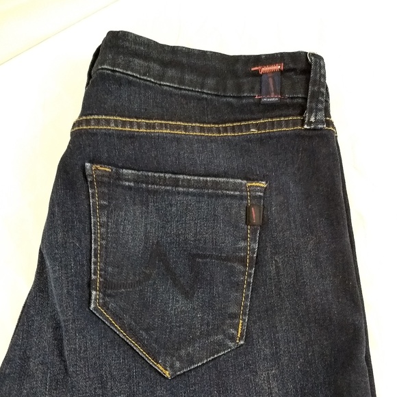 ! iT LOS ANGELES WOMENS BLUE JEANS INDIGO 29 X 29 Mid Rise - Picture 3 of 8